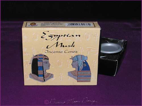 Box of Kamini Aromatics INCENSE CONES - EGYPTIAN MUSK