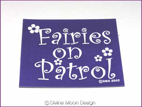 FRIDGE MAGNET Oz Made 18A) PURPLE â€“ Fairies on Patrol